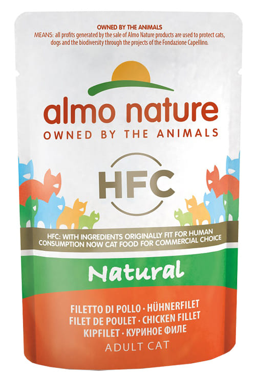 Almo Nature HFC Filetto di Pollo per Gatti, 55g