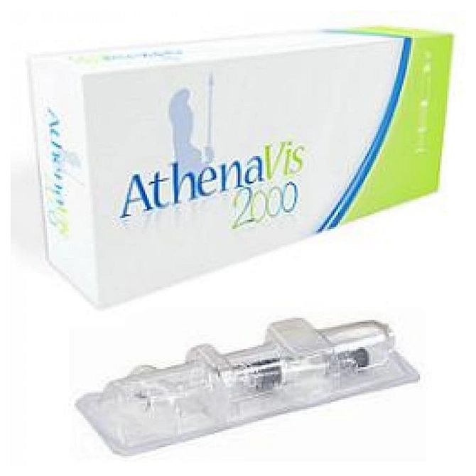 Siringa Intra Articolare Athenavis 2000 Acido Ialuronico 1,5% 30 Mg 2 Ml 3 Pezzi