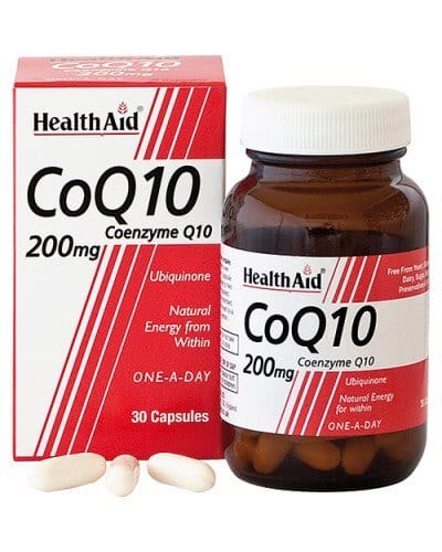 Integratore HealthAid Coenzima Q10 200mg, 30 capsule molli