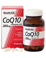 Integratore HealthAid Coenzima Q10 200mg, 30 capsule molli