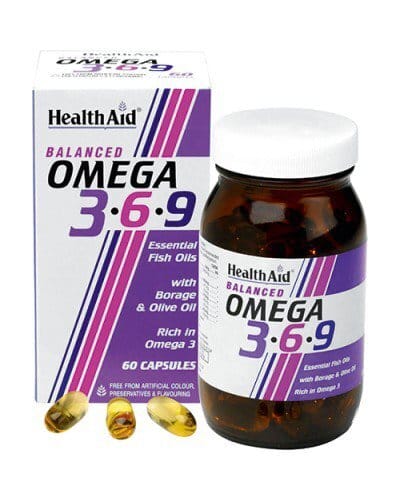 Integratore HealthAid Omega 3-6-9, 60 capsule