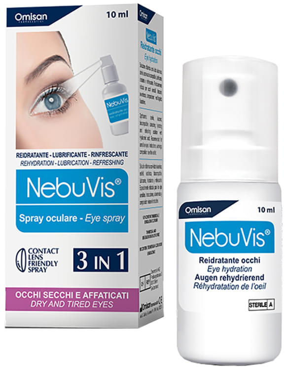 Spray oculare Nebuvis con acido ialuronico, 10ml