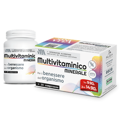 Integratore Sanavita Multivitaminico Minerale, 30 compresse