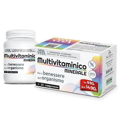 SANAVITA MULTIVITAMINICO MINERALE 30 COMPRESSE
