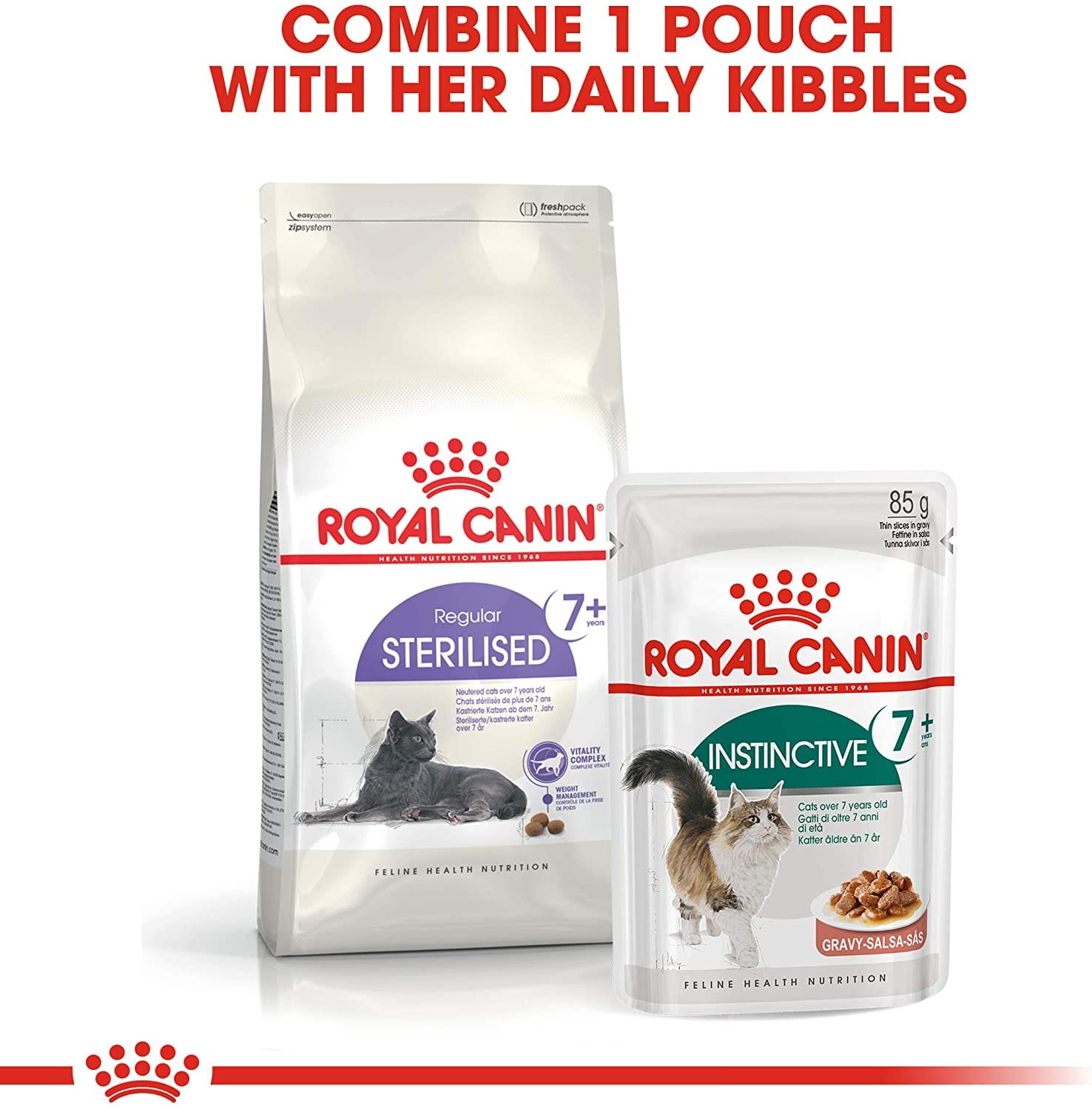 Crocchette Purina per gatti sterilizzati senior, 1,5kg