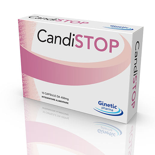 Integratore Candistop con probiotici e inulina, 10 capsule