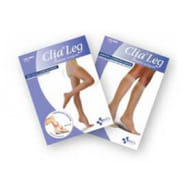 Calza autoreggente Clialeg 140 denari, visone taglia 1