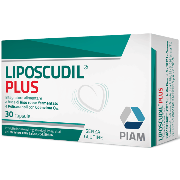 LIPOSCUDIL PLUS 30 CAPSULE SENZA GLUTINE NATURALMENTE PRIVO DI LATTOSIO