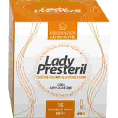 Assorbenti interni Lady Presteril Mini in cotone, 16 pezzi