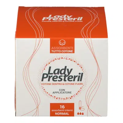 LADY PRESTERIL ASSORBENTI INTERNI NORMAL 16 PEZZI LADY PRESTERIL ASSORBENTI INTERNI NORMAL 16 PEZZI
