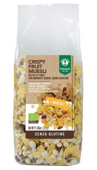 Muesli senza glutine Easy to Go Crispy Fruit, 325g