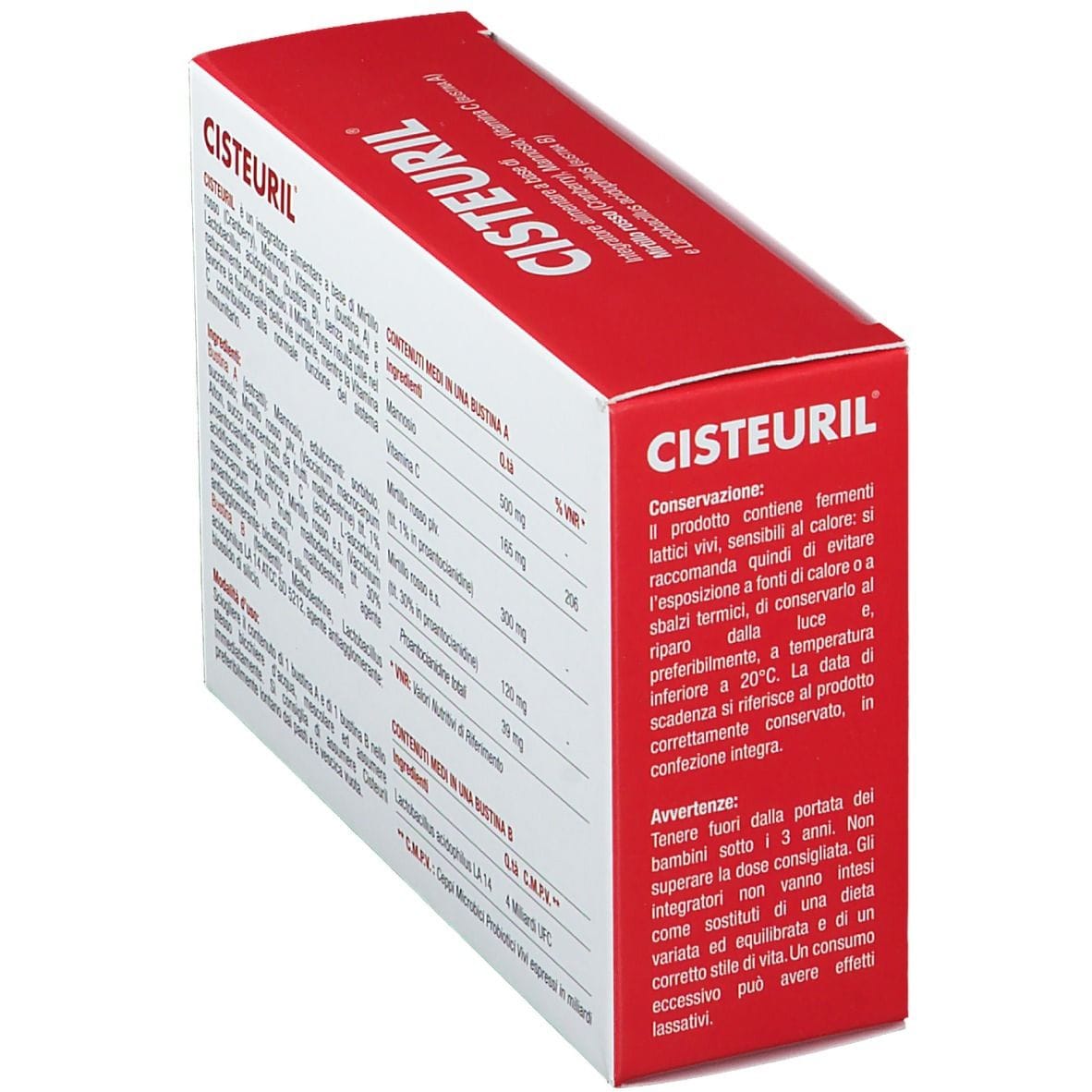 Integratore Cisteuril 7+7 per le vie urinarie, bustine
