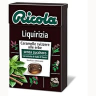 RICOLA LIQUIRIZIA SENZA ZUCCHERO 50 G
