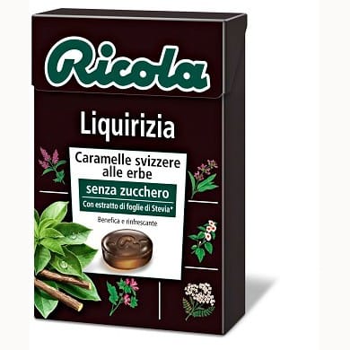 Caramelle Ricola Liquirizia alle Erbe Senza Zucchero 50g