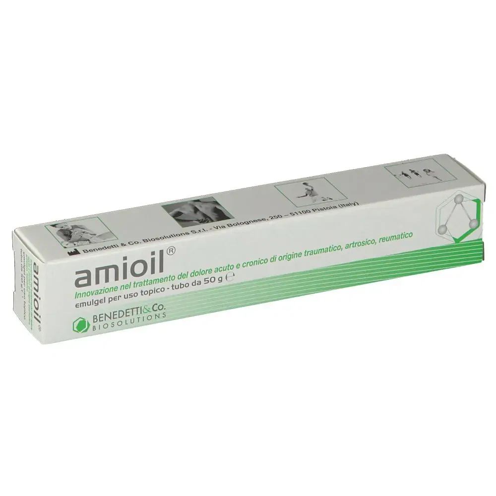 Amioil Emulgel Topico per muscoli e articolazioni, 50g