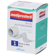 Benda Autoadesiva Medipresteril 4x400cm per Bendaggi
