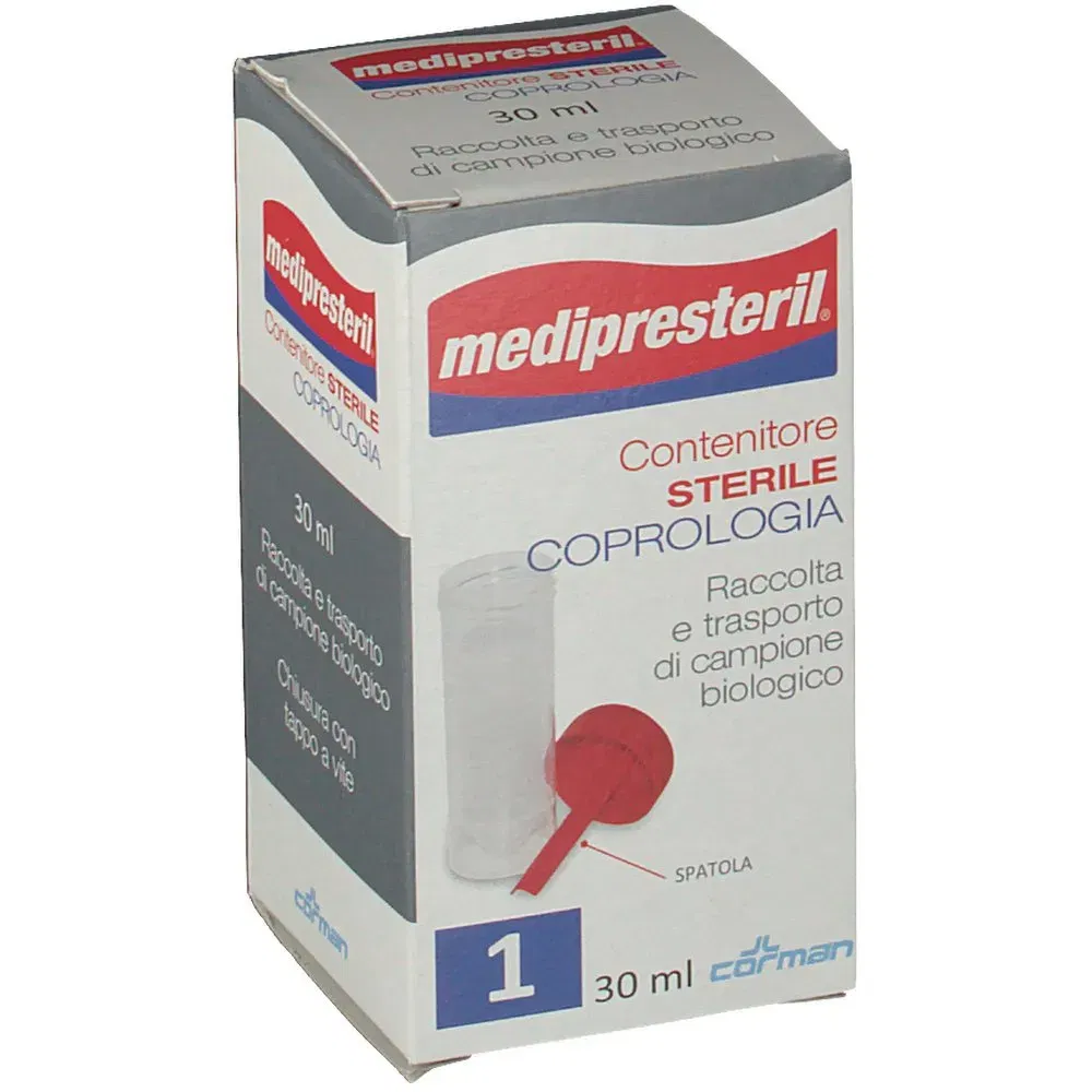 Contenitore feci Medipresteril sterile e monouso