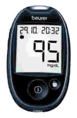 Glucometro Beurer GL44 mg/dL Nero per autocontrollo glicemia