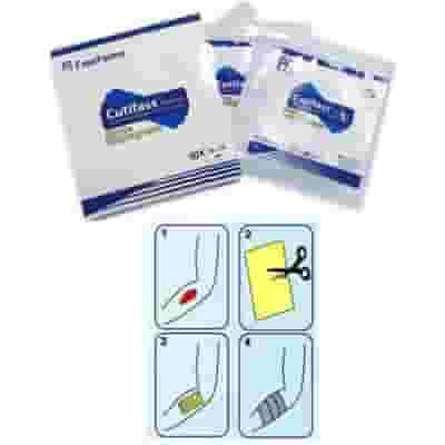 Garza Cutifass con Pomata 10x10cm sterile, 10 pezzi