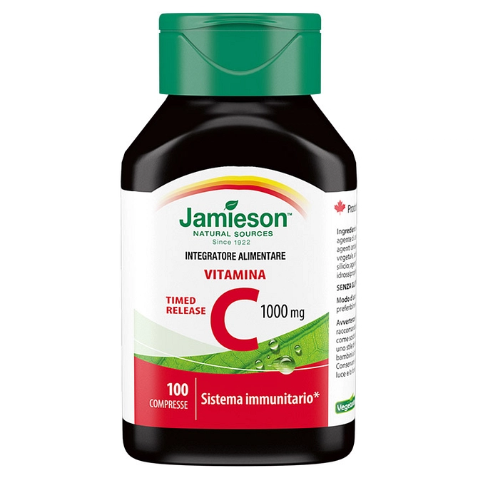 Jamieson Vitamina C 1000 Timed Release 100 Compresse Barattog