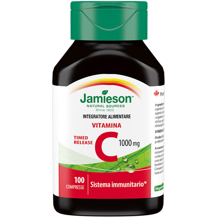 Jamieson Vitamina C 1000 Timed Release 100 Compresse Barattog