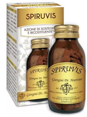 Integratore Spiruvis con Spirulina e Vitamine, 180 pastiglie