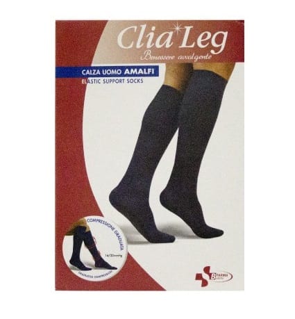 Calza Uomo Clialeg Amalfi Colore Blu Taglia Xl