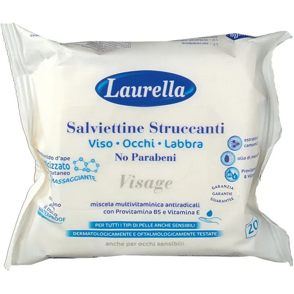 Laurella Visage Salviettina Struccante 20 Pezzi