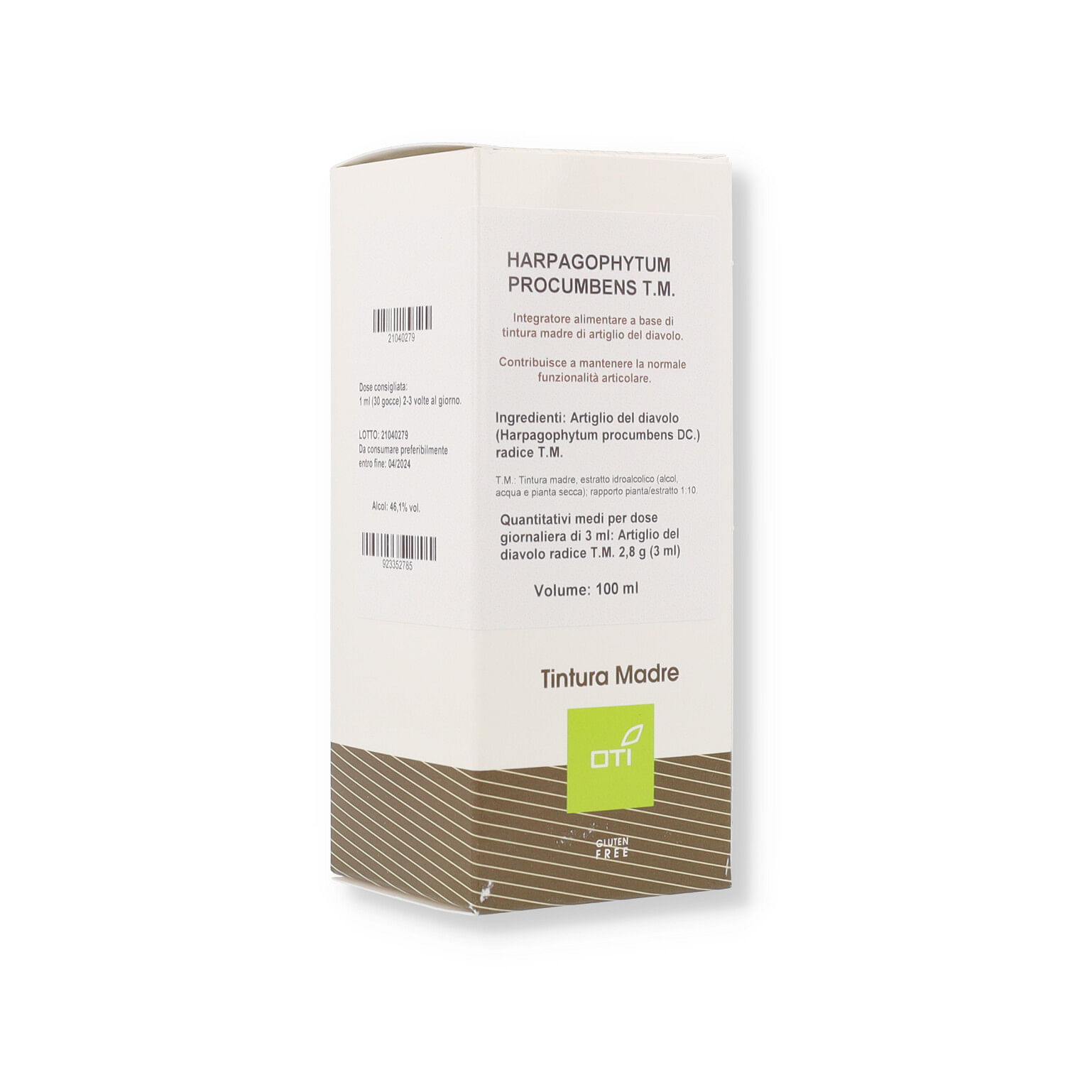 HARPAGOPHYTUM PROCUMBENS TINTURA MADRE GOCCE 100ML