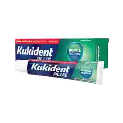 KUKIDENT DOPPIA PROTEZIONE CREMA ADESIVA PER PROTESI DENTARIE 40 G