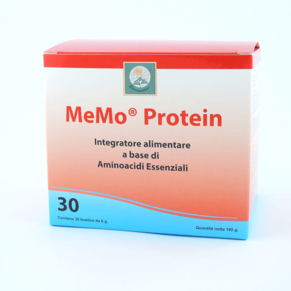 Integratore MeMo Protein con aminoacidi essenziali, 30 bustine
