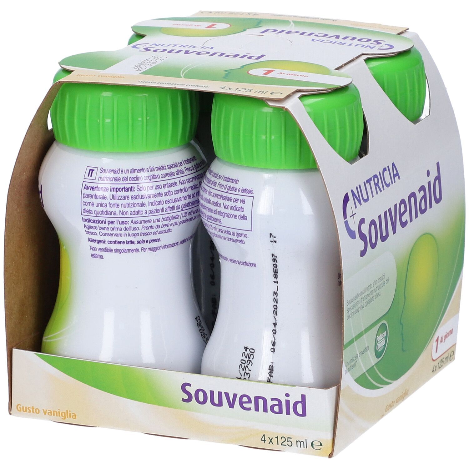 SOUVENAID VANIGLIA CLUSTER 4 X 125 ML