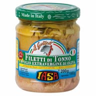 FILETTI DI TONNO ALL'OLIO EXTRAVERGINE DI OLIVA 200 G
