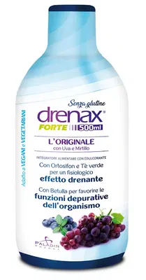 DRENAX FORTE L'ORIGINALE CON UVA E MIRTILLO 500 ML DRENAX FORTE L'ORIGINALE CON UVA E MIRTILLO 500 ML