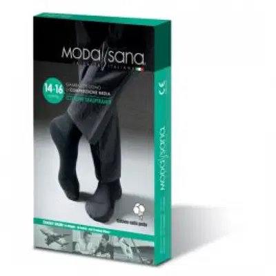 MODASANA GAMBALETTO 14/16 MMHG COTONE BLU TAGLIA XXL 1 PAIO MODASANA GAMBALETTO 14/16 MMHG COTONE BLU TAGLIA XXL 1 PAIO
