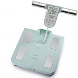 BILANCIA PESAPERSONE CON MONITOR COMPOSIZIONE CORPOREA 4SENSORI PESO PERCENTUALE MASSA GRASSA E MASSA MUSCOLARE BF511 COLORE TURCHESE