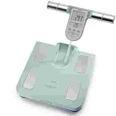 BILANCIA PESAPERSONE CON MONITOR COMPOSIZIONE CORPOREA 4SENSORI PESO PERCENTUALE MASSA GRASSA E MASSA MUSCOLARE BF511 COLORE TURCHESE