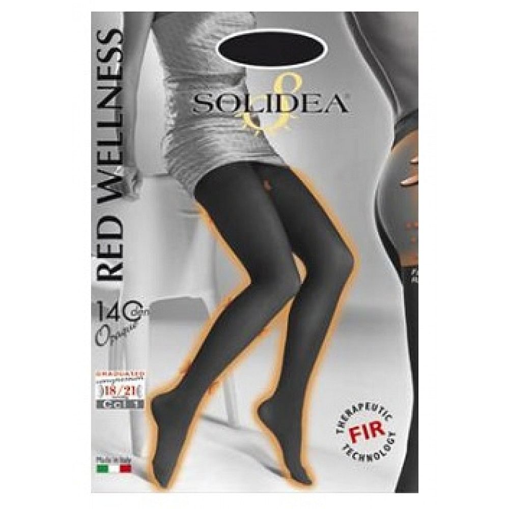 Red Wellness 140 Opaque Collant Nero 1 S