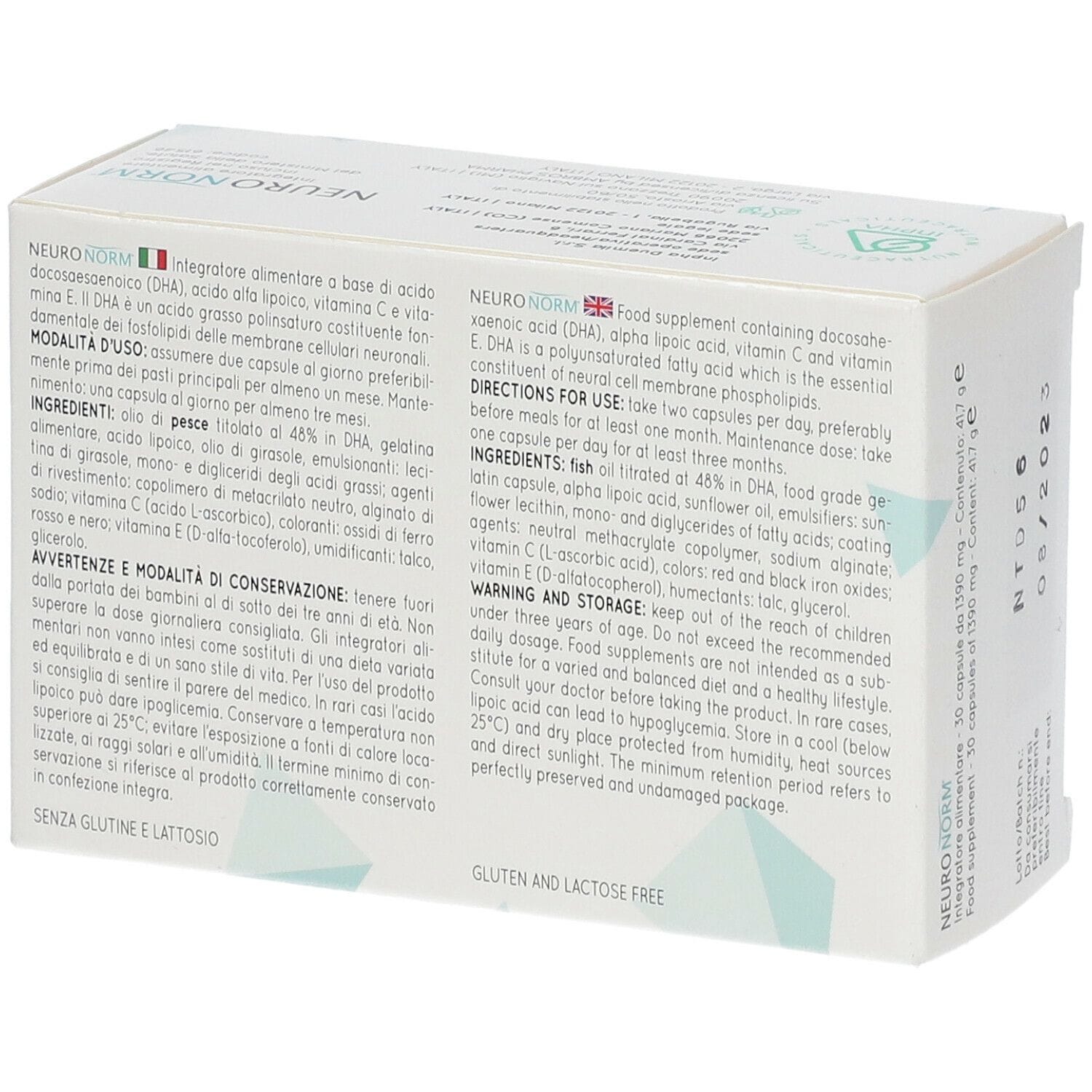 NEURONORM 30 CAPSULE GASTRORESISTENTI