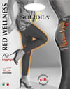 RED WELLNESS 70 LEGGINS NERO 2M