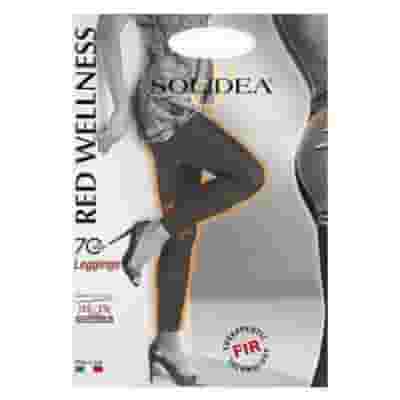 Leggings compressivi Solidea Red Wellness 70 den, taglia 4L