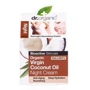 Dr Organic Coconut Oil Cocco Night Cream Crema Viso Notte 50 Ml