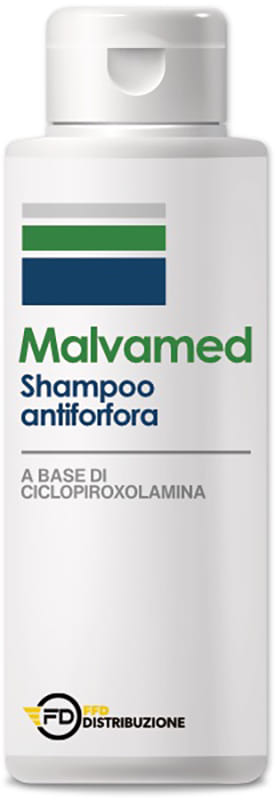 Shampoo antiforfora Malvamed con ciclopiroxolamina 125ml