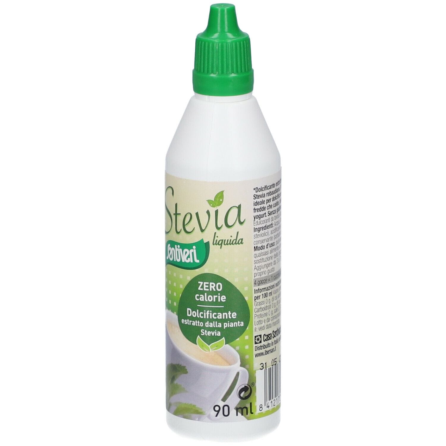 Dolcificante liquido Santiveri Stevia, flacone 90ml