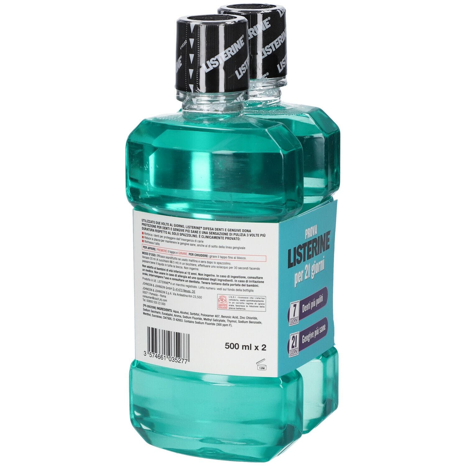 LISTERINE DIFESA DENTI E GENGIVE BUNDLE 2 X 500 ML