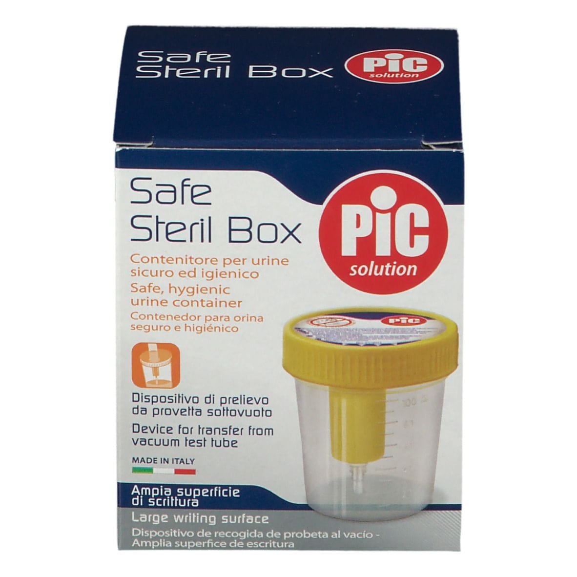 CONTENITORE PIC URINA 100 ML PRELEVAMENTO SOTTOVUOTO