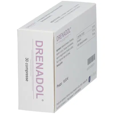 DRENADOL 30 COMPRESSE ASTUCCIO 30 G DRENADOL 30 COMPRESSE ASTUCCIO 30 G