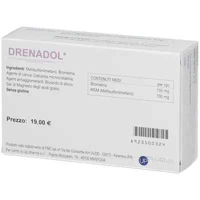DRENADOL 30 COMPRESSE ASTUCCIO 30 G DRENADOL 30 COMPRESSE ASTUCCIO 30 G