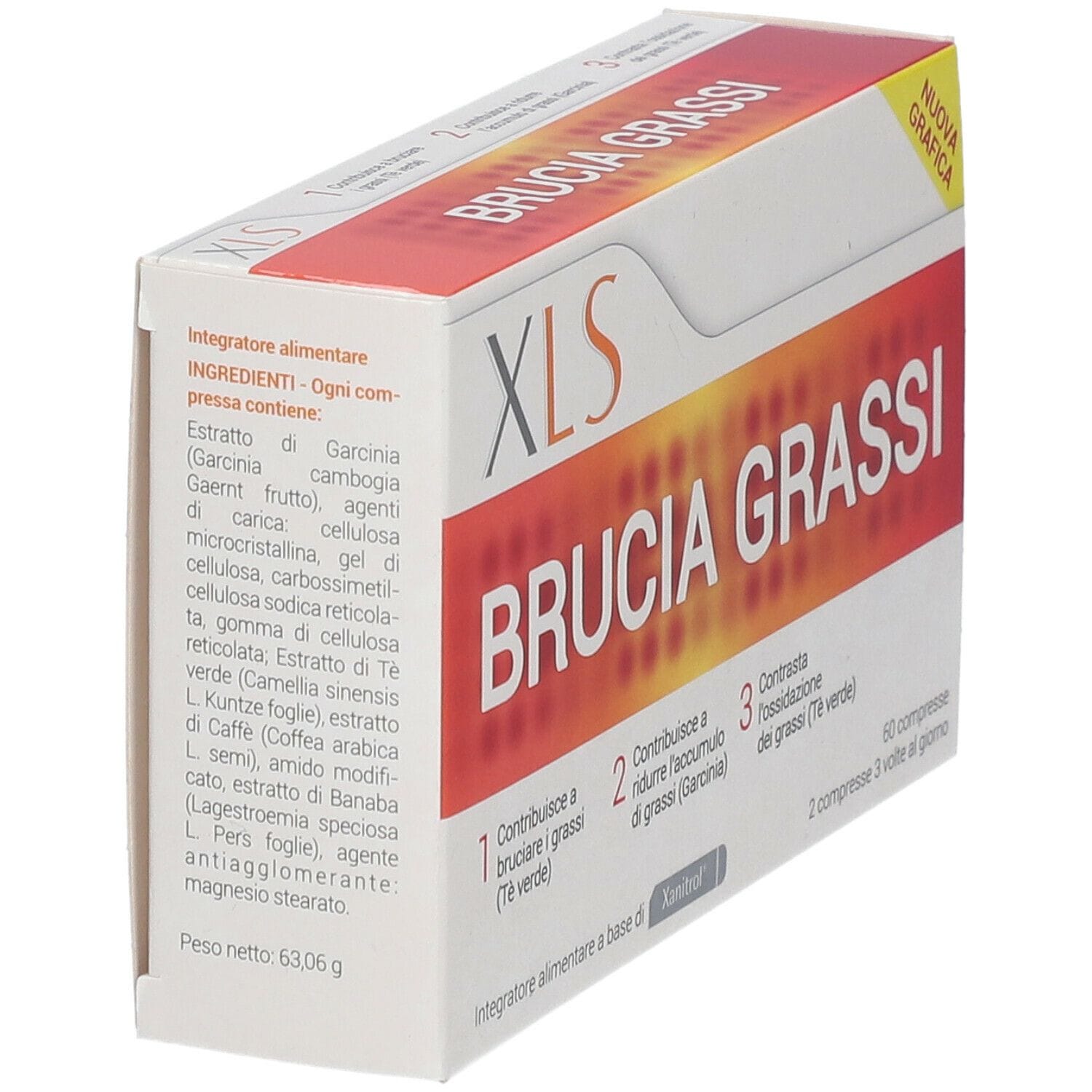 XLS BRUCIA GRASSI 60 COMPRESSE