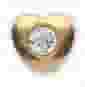 Orecchini Inverness Cuore Crystal placcati oro 24kt, 4mm